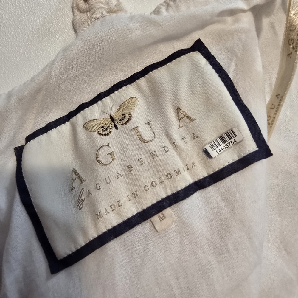 Agua by Agua Bendita Nispero Dress Sleeveless Square neck Size M - Picture 14 of 16